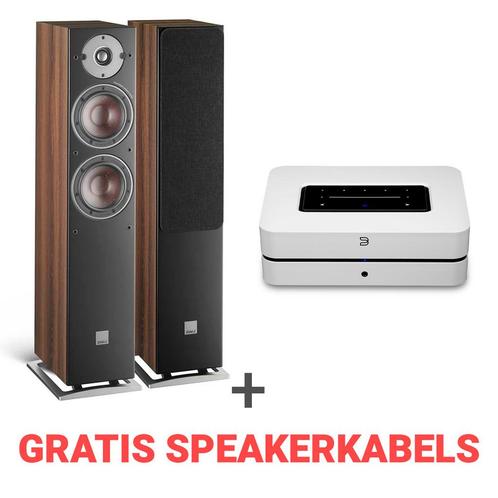 Dali Combi Deal Oberon 5 + Bluesound Powernode N330, Audio, Tv en Foto, Luidsprekers, Front, Rear of Stereo speakers, Nieuw, Overige merken