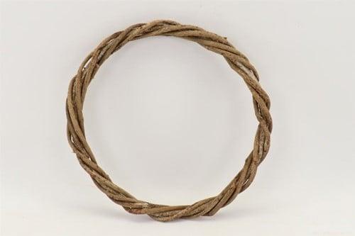 Krans Ring Twisted Vine Naturel Ø35xD3 cm, Huis en Inrichting, Woonaccessoires | Kunstplanten en Kunstbloemen, Nieuw, Ophalen of Verzenden