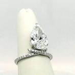 Zonder Minimumprijs - Ring - 14 karaat Witgoud - 4.30ct. tw., Nieuw
