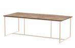 4 Seasons Outdoor Quatro tafel latte met Robusto teak blad, Ophalen of Verzenden, Nieuw