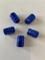Racing ventieldoppen Exagonal Blauw 5 stuks, Verzamelen, Ophalen of Verzenden, Nieuw