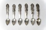Set van 6 Zilveren Lepels Biedermeier, Ophalen