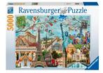 Ravensburger puzzel Big City Collage - Legpuzzel - 5000, Nieuw