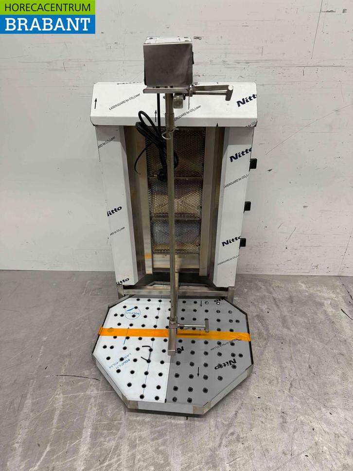 RVS Combisteel Gyros Grill Donergrill 3 branders Motor boven, Zakelijke goederen, Horeca | Keukenapparatuur, Nieuw zonder verpakking