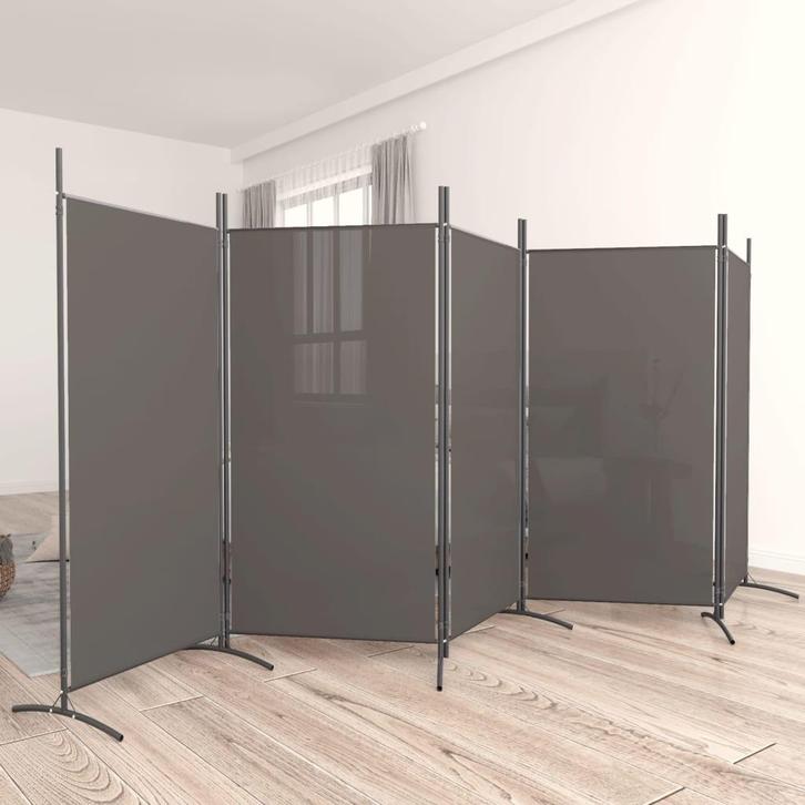 vidaXL Kamerscherm met 5 panelen 433x180 cm stof, Huis en Inrichting, Woonaccessoires | Kamerschermen, Nieuw, Verzenden