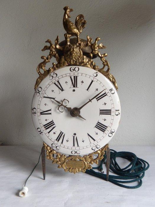 Klok (6) - Staal messing faience - 1750-1800, Antiek en Kunst, Antiek | Klokken