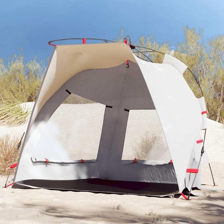 vidaXL Strandtent 2-persoons waterdicht snelontgrendeling, Caravans en Kamperen, Tenten, Nieuw, tot en met 2, Verzenden