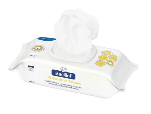 Bacillol 30 Sensitive Tissues - 80 doekjes, Diversen, Verpleegmiddelen, Nieuw, Verzenden