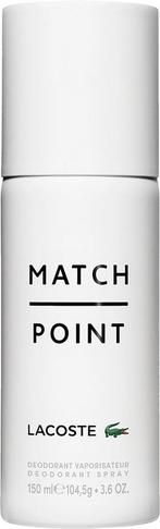 LACOSTE MATCH POINT DEO SPRAY SPUITBUS 150 ML, Sieraden, Tassen en Uiterlijk, Uiterlijk | Lichaamsverzorging, Verzenden, Nieuw