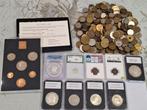 Wereld. Collection of coins incl. silver and replicas