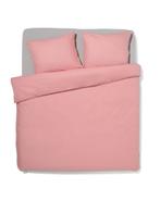 HEMA Dekbedovertrek zacht katoen 240x200/220 blush, Verzenden, Nieuw, Roze