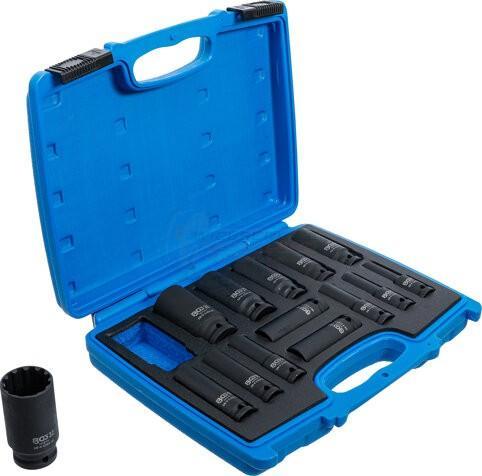 Kracht doppenset Gear Lock 1/2 10 - 32 mm 14 delig, Auto diversen, Autogereedschap, Nieuw, Verzenden