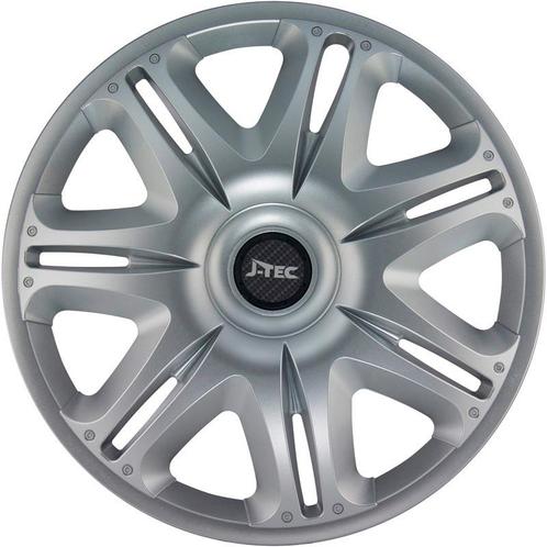 J-Tec 4-Delige Wieldoppenset Nascar ST 16-inch zilver, Auto-onderdelen, Overige Auto-onderdelen, Ophalen of Verzenden