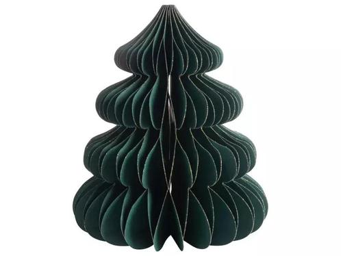 Papieren Kerstboom Met Gliter- 20 cm, Huis en Inrichting, Woonaccessoires | Overige, Verzenden