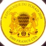 Tsjaad. 3000 Gold Francs 2019 Gold Krugerrand - African