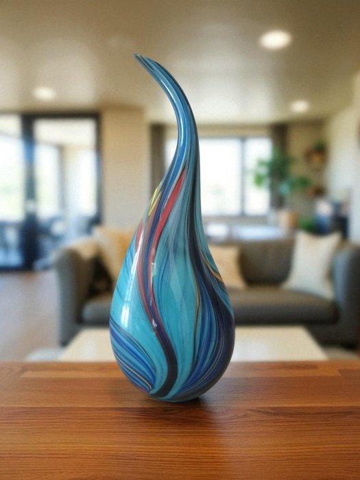 Vaas - glas - Vaas h cm 56 Murano, Antiek en Kunst, Antiek | Glas en Kristal