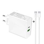 DrPhone XPC2 65 Watt Power Oplader – 2 Poorten – Inclusief U, Verzenden, Nieuw