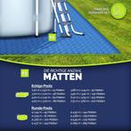 Tillvex® Zwembadtegels - Ondertegels - Ondervloer - 48 stuks, Tuin en Terras, Zwembad-toebehoren, Verzenden, Zo goed als nieuw