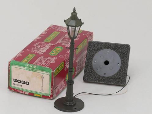 LGB 5050 Straßenlaterne Donker Groen 240mm (Verlichting), Hobby en Vrije tijd, Modelbouw | Figuren en Diorama's, Gebruikt, Ophalen of Verzenden