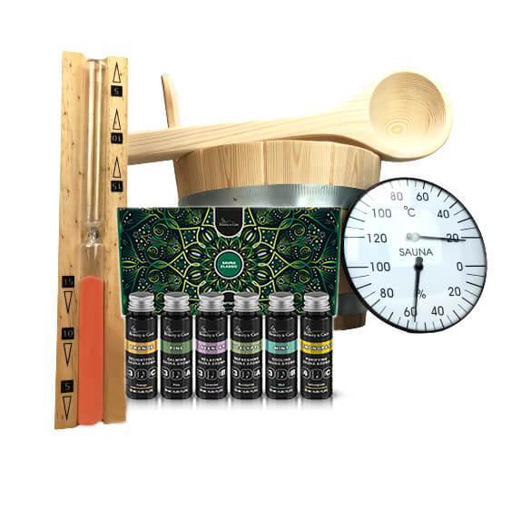 Beauty &amp; Care Sauna set original compleet 1 Set.  new, Sport en Fitness, Sauna, Fins of Traditioneel, Toebehoren, Nieuw, Ophalen of Verzenden