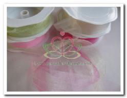 Lint Voile 25mm / meter - groen 62 Lint Voile 25mm, Hobby en Vrije tijd, Knutselen, Nieuw, Ophalen of Verzenden