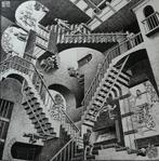 M. C. Escher (after) - Relativity- Perspectiva Impossible, Antiek en Kunst, Kunst | Tekeningen en Foto's