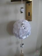 Pomander Satijnroosbal Wit, Ophalen of Verzenden, Nieuw