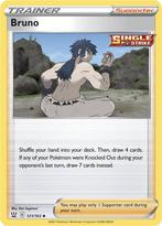 Bruno 121/163 Battle Styles, Hobby en Vrije tijd, Verzamelkaartspellen | Pokémon, Ophalen of Verzenden, Nieuw, Losse kaart, Foil