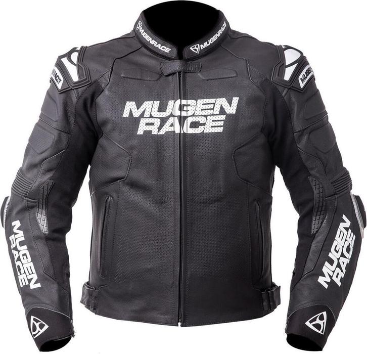 MUGENRACE Mry Zwarte Leren Jas, Motoren, Kleding | Motorkleding, Heren, Nieuw met kaartje, Jas | leer, Verzenden