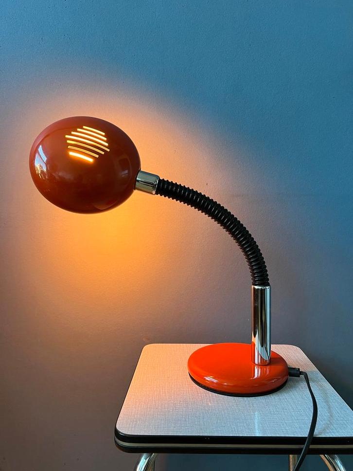 Red Flexible / Adjustable Mid Century Space Age UFO Table La, Huis en Inrichting, Lampen | Tafellampen, Nieuw, Ophalen of Verzenden