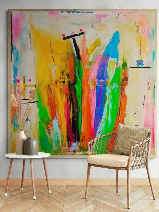 Giogia fl - SUPERHÉROES - XXL -, Antiek en Kunst, Kunst | Schilderijen | Modern