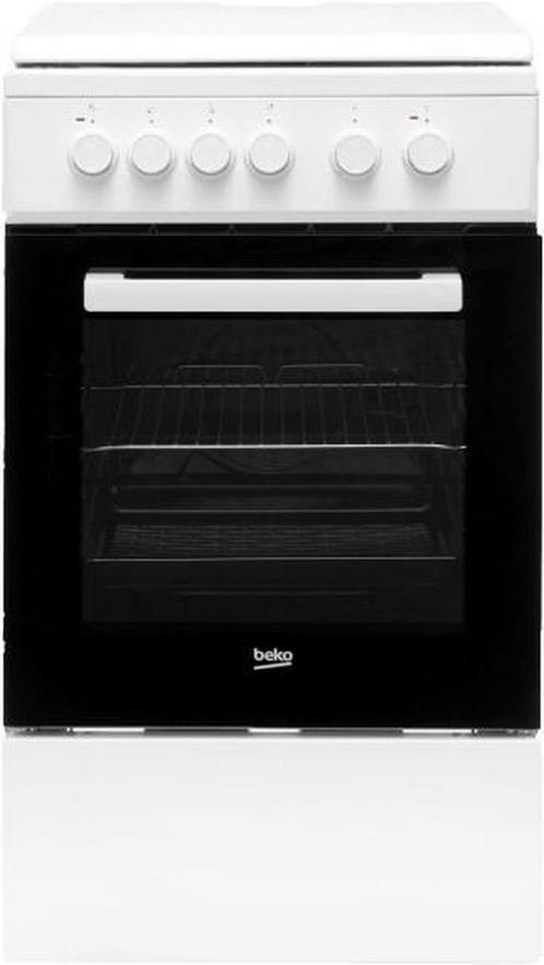 Beko Fss56000gw Elektrisch Fornuis, Witgoed en Apparatuur, Fornuizen, Nieuw, 85 tot 90 cm, Ophalen of Verzenden