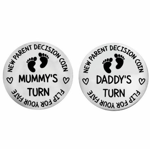 Newborn baby gift Decision Coin, Kinderen en Baby's, Kraamcadeaus en Geboorteborden, Kraamcadeau, Nieuw