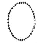 Armband - 18 karaat Witgoud Onyx, Sieraden, Tassen en Uiterlijk, Armbanden, Nieuw