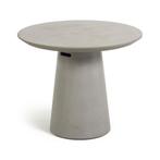 *WOONWINKEL* Kave Home Itai Betonnen Eettafel Rond 90 Cm, Verzenden, Nieuw