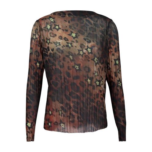 Frogbox • bruine geplooide top • 36, Kleding | Dames, Tops, Bruin, Nieuw, Maat 36 (S), Verzenden