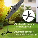 2dekans | Infinity Goods Zweefparasol - 300CM - Incl., Ophalen of Verzenden, Zo goed als nieuw