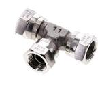 T-koppeling G3/8 Binnendraad RVS Hydrauliek 400bar, Verzenden, Nieuw