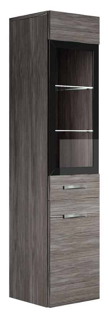 Badkamerkast Rio 30 x 30 x 131 cm Grijs Eiken Kolomkast, Huis en Inrichting, Badkamer | Badkamermeubels, Nieuw, (Half)hoge kast
