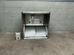 RVS Afzuigkap Dampkap met lamellen filters 105 cm, Ophalen of Verzenden, Gebruikt, RVS Meubilair
