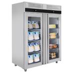 GGM Gastro | Koel- & vriescombinatie PREMIUM - GN 2/1 - 1400, Verzenden