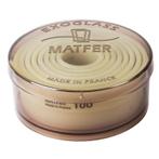 Matfer Bourgeat Exoglass stekerdoos rond glad (8 stuks), Verzenden, Nieuw