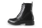 Linea Zeta Veterboots in maat 39 Zwart | 10% extra korting, Kleding | Dames, Verzenden, Zwart, Overige typen, Zo goed als nieuw