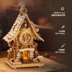 Robotime Koekoeksklok wood color, natural look Bouwpakket..., Verzenden, Nieuw