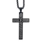 Fako Bijoux® - Cubaans Kruis Voor Mannen - Ketting Met Kruis, Sieraden, Tassen en Uiterlijk, Verzenden, Nieuw