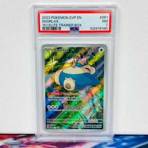 Pokémon Graded card - Snorlax #051 Scarlet & Violet ETB, Hobby en Vrije tijd, Verzamelkaartspellen | Pokémon