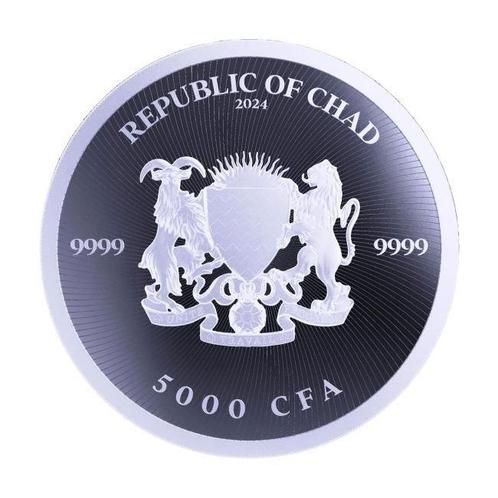 Tsjaad. 5000 Francs 2024 1 oz Chad Cannabis Bud Holographic, Postzegels en Munten, Munten | Europa | Niet-Euromunten