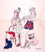 Spotprent over de Nederlandse handelsmaatschappij NOT, Antiek en Kunst, Kunst | Litho's en Zeefdrukken, Verzenden