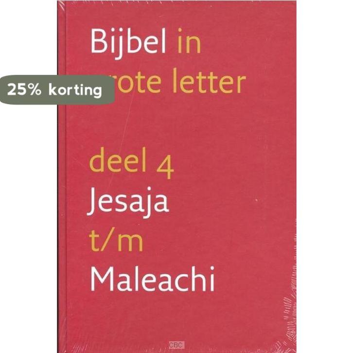 NBV GROTE LETTER DEEL 4 9789061269649, Boeken, Godsdienst en Theologie, Zo goed als nieuw, Verzenden