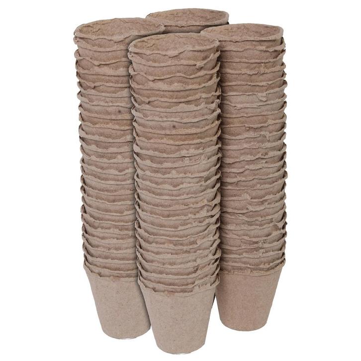 Talen Tools Turf/Zaaipot Ø 8 cm - 96 Stuks - Biologisch A.., Tuin en Terras, Kweekspullen, Nieuw, Ophalen of Verzenden